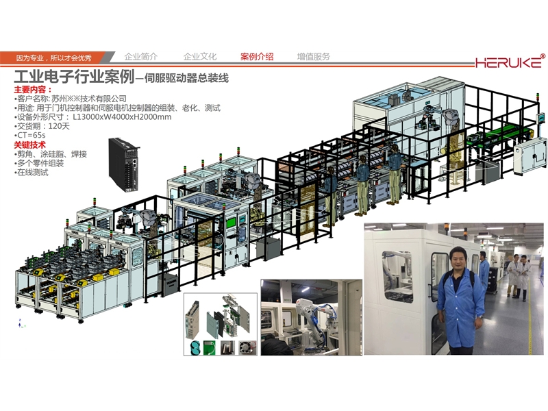 伺服驱动器总装线